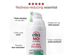 EltaMD UV Skin Recovery Broad Spectrum SPF 50 - Green Tint for Redness