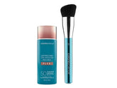 Colorescience Angled Brush & Sunforgettable® Total Protection™ Face Shield Flex SPF 50 Duo - Deep