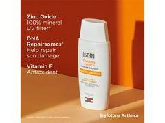 ISDIN Photo Eryfotona Actinica Daily Lightweight Mineral SPF 50+ Sunscreen - 3.4 fl oz