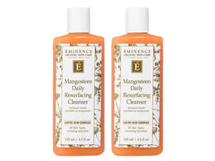 Eminence Organics Mangosteen Daily Resurfacing Cleanser Duo