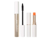 jane iredale Just Kissed Lip and Cheek Stain & Lash Fixation Tubing Mascara Duo - Forever Peach & Black