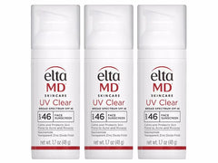 EltaMD UV Clear Untinted Broad Spectrum SPF 46 Facial Sunscreen Trio