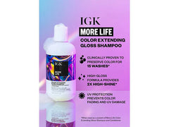 IGK More Life Color Extending Gloss Shampoo