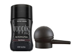 Toppik PRO Hair Building Fibers & Applicator Spray Duo - Auburn - 0.53 oz
