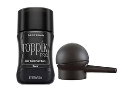 Toppik PRO Hair Building Fibers & Applicator Spray Duo - Auburn - 0.53 oz