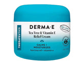 derma e Therapeutic Tea Tree & Vitamin E Relief Cream