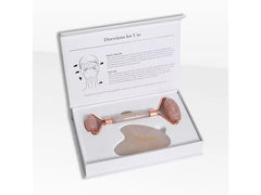 Osmosis Skincare Rose Quartz Roller & Gua Sha Set