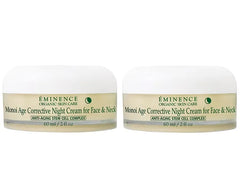 Eminence Organics Monoi Age Corrective Night Cream for Face & Neck Duo