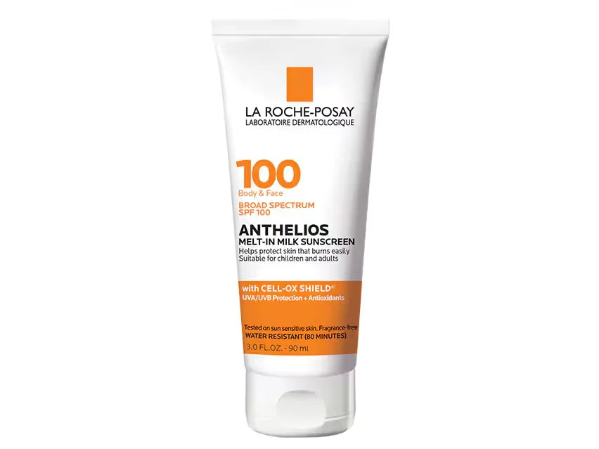 La Roche-Posay Anthelios Melt-in Milk Body & Face Sunscreen Lotion Broad Spectrum SPF 100 - 3.0 fl oz