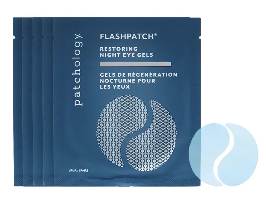 patchology FlashPatch Restoring Night Eye Gels - 5 Pack