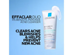 La Roche-Posay Effaclar Dual Action Acne Face Wash With 4% Benzoyl Peroxide