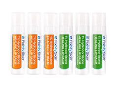 FixMySkin 1% Hydrocortisone Healing Lip Balm – Vanilla & Unflavored - Pack of 6