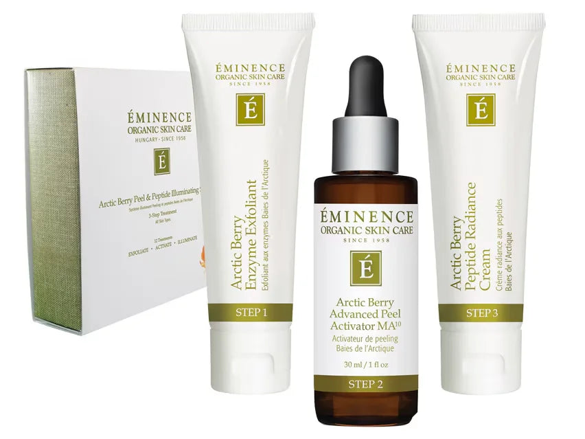 Eminence Organics Arctic Berry Peel & Peptide Illuminating System