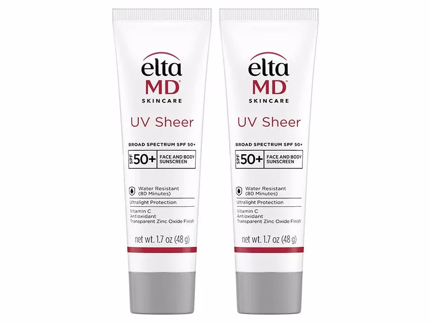EltaMD UV Sheer Broad Spectrum SPF 50+ Face and Body Sunscreen Duo