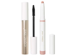 jane iredale ColorLuxe Eye Shadow Stick + Lash Fixation Tubing Mascara Duo - Alabaster & Black