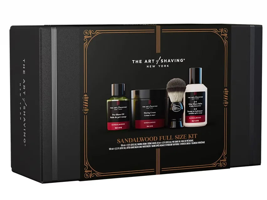 The Art of Shaving Full Size Kit with Synthetic Brush - Unscented