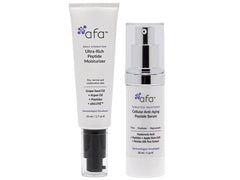 afa Cellular Anti-Aging Peptide Serum & Ultra-Rich Peptide Moisturizer Duo