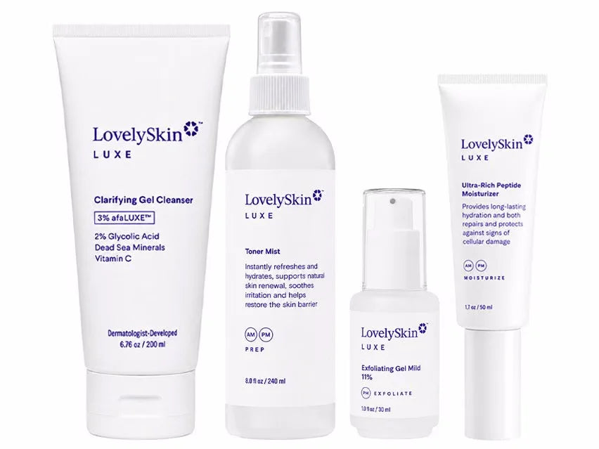 LovelySkin LUXE Daily Anti-Aging Care Regimen