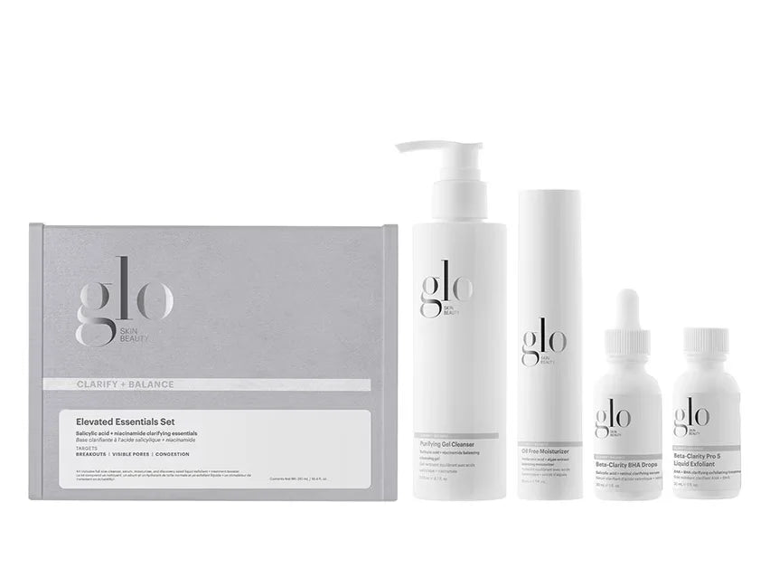 Glo Skin Beauty Clarify and Balance Elevated Essentials Set