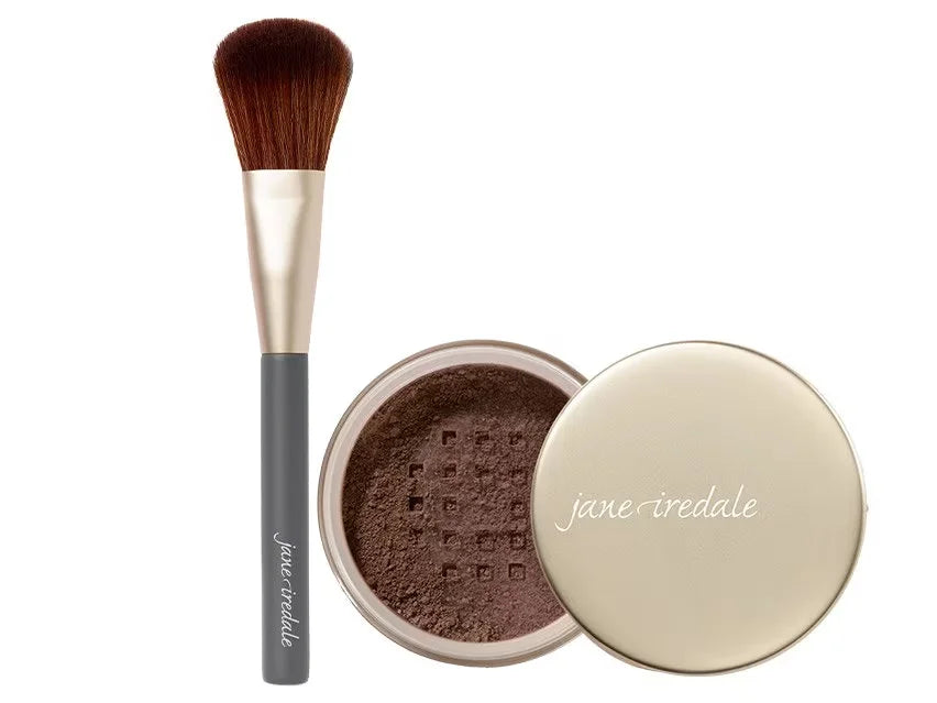 jane iredale Amazing Base Loose Mineral Powder SPF 20 and Powder Complexion Brush Duo - Autumn