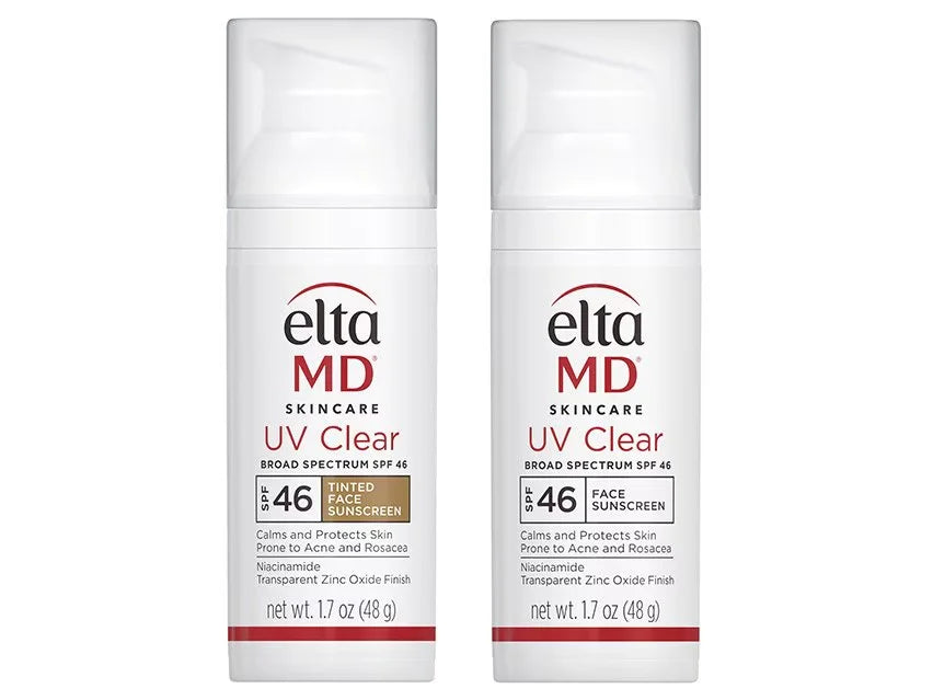 EltaMD UV Clear Tinted & Untinted Broad Spectrum SPF 46 Duo