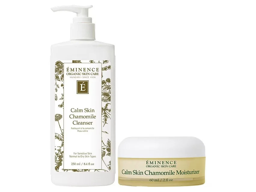 Eminence Organics Calm Skin Chamomile Cleanser & Moisturizer Duo