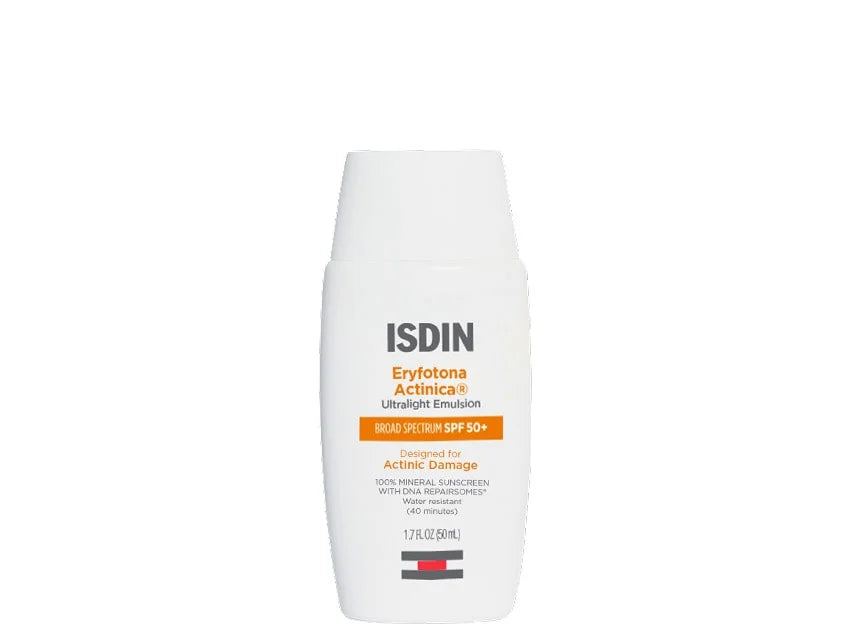 ISDIN Photo Eryfotona Actinica Daily Lightweight Mineral SPF 50+ Sunscreen - 3.4 fl oz