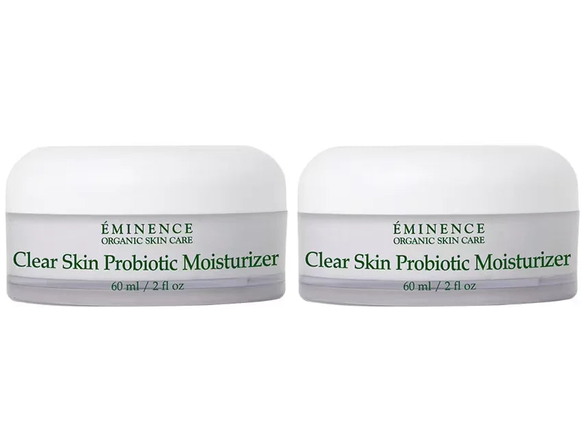 Eminence Organics Clear Skin Probiotic Moisturizer Duo
